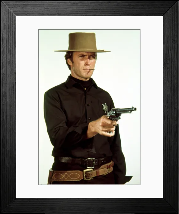 Framed Print : HANG EM HIGH, Clint Eastwood, 1968'