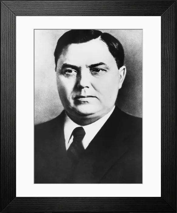 Framed Print : Georgy Malenkov was named Premier of Soviet Russia on the day following Stalin's death. March 6, 1953. (CSU_2015_9_695)