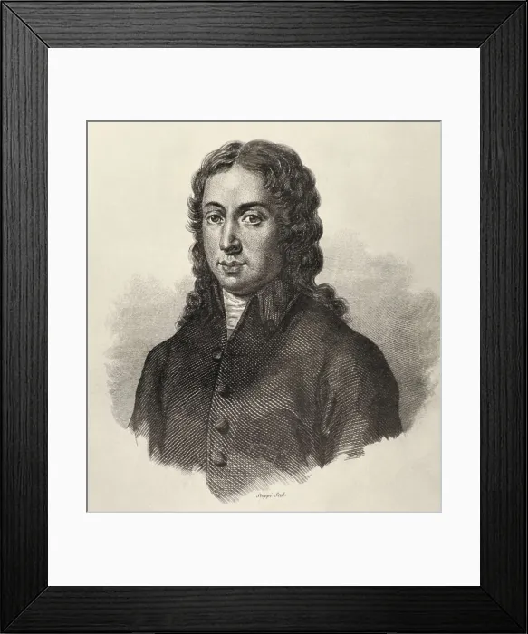 Framed Print : SCARLATTI, Alessandro (1660-1725). Portrait of Alessandro Scarlatti. Engraving. AISA / Everett Collection**US SALES ONLY**