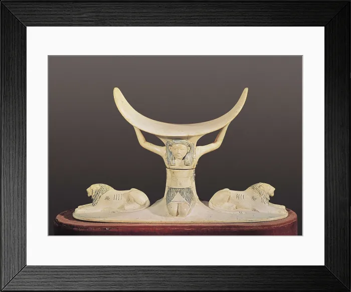 Framed Print : Headrest with Shu, the Egyptian God of the Air. 1370 -1352 BC. Tomb of Tutankhamun. Egyptian art. New Kingdom. Sculpture in the round. EGYPT. Cairo. Egyptian Museum. Proc: EGYPT Framed Print : Headrest with Shu, the Egyptian God of the Air. 1370 -1352 BC. Tomb of Tutankhamun. Egyptian art. New Kingdom. Sculpture in the round. EGYPT. Cairo. Egyptian Museum. Proc: EGYPT