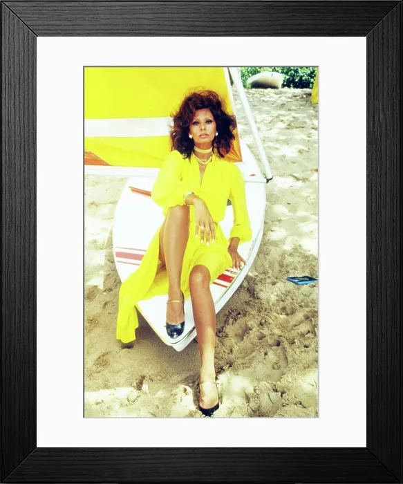 Framed Print : FIREPOWER, Sophia Loren, 1979, AFD / courtesy Everett Collection