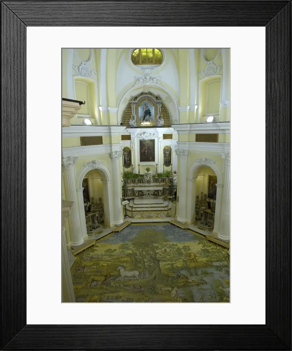 Framed Print : ITALY. Anacapri. Capri Island. Church of San Michele. AISA / Everett Collection**US SALES ONLY**