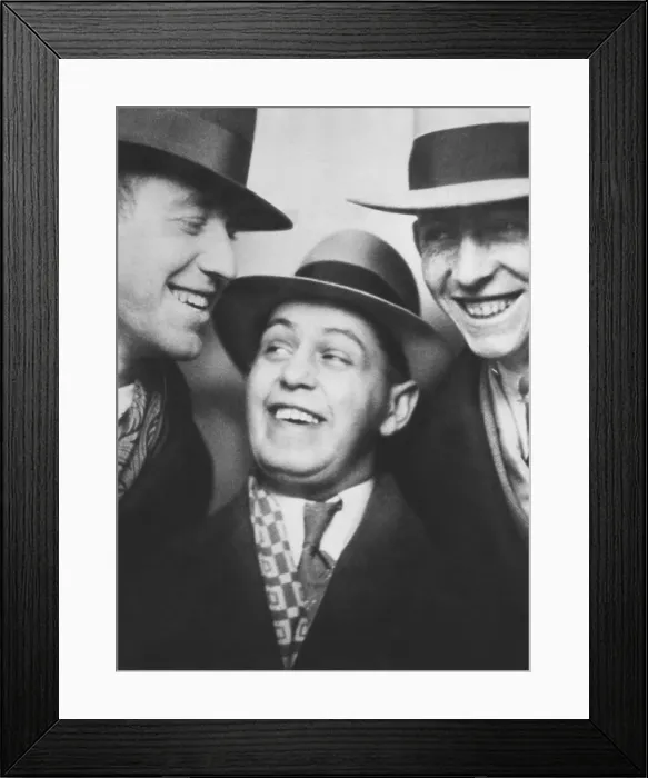 Framed Print : Isador Fisch (right), was a key figure in Lindbergh Baby kidnapper, Bruno Hauptmann's alibi
