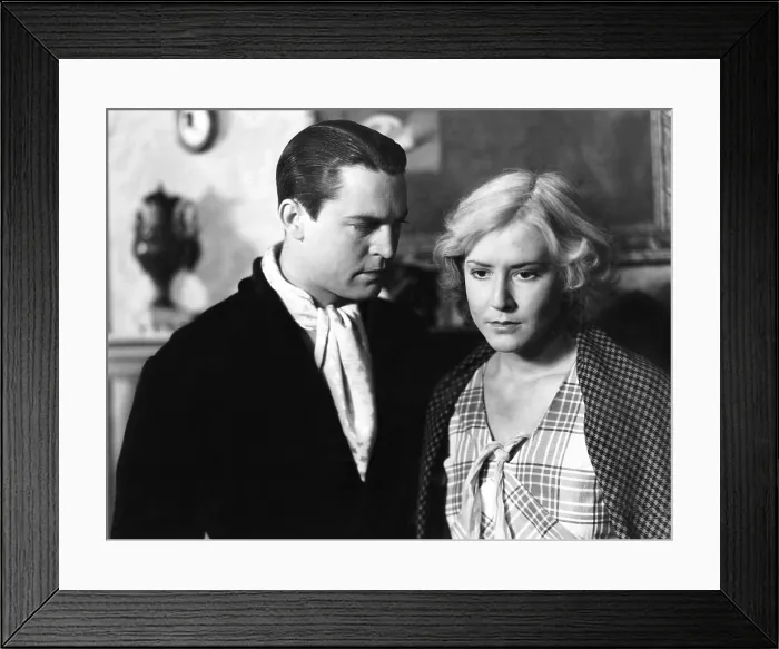 Framed Print : BREACH OF PROMISE, from left, Chester Morris, Mae Clarke, 1932
