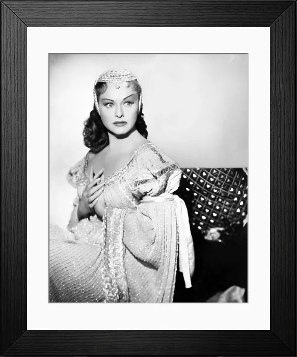 Framed Print : BRIDE OF VENGEANCE, Paulette Goddard, 1949 Framed Print : BRIDE OF VENGEANCE, Paulette Goddard, 1949