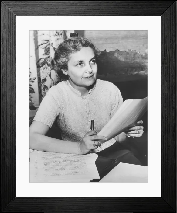 Framed Print : Laura Capon Fermi was the Jewish wife of Italian nuclear physicist Enrico Fermi Framed Print : Laura Capon Fermi was the Jewish wife of Italian nuclear physicist Enrico Fermi