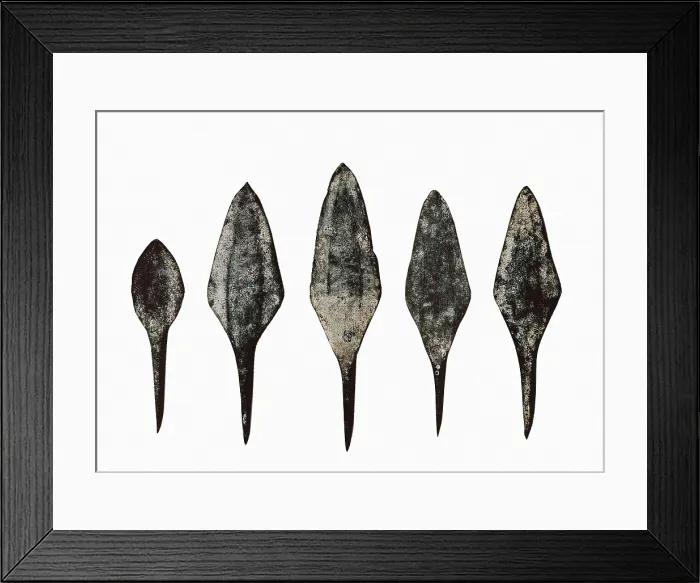 Framed Print : Arrow points from the Argaric culture. Bronze Age. SPAIN. Barcelona. Archaeology Museum of Catalonia. AISA / Everett Collection**US SALES ONLY** Framed Print : Arrow points from the Argaric culture. Bronze Age. SPAIN. Barcelona. Archaeology Museum of Catalonia. AISA / Everett Collection**US SALES ONLY**