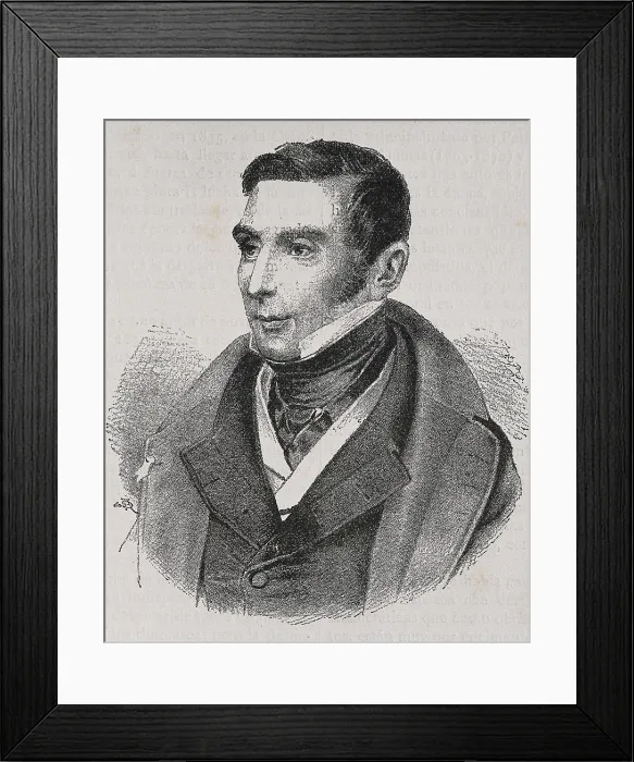 Framed Print : SCRIBE, Eugne (1791-1861). Litography. AISA / Everett Collection**US SALES ONLY**