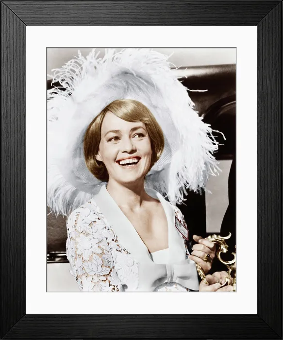 Framed Print : THE YELLOW ROLLS-ROYCE, Jeanne Moreau, 1964