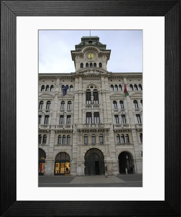 Framed Print : ITALY. Trieste. Palazzo Comunale (city hall), 1875. Architect: Giuseppe Bruni. Architecture. AISA / Everett Collection**US SALES ONLY**