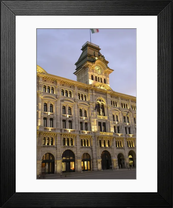 Framed Print : ITALY. Trieste. Palazzo Comunale (city hall), 1875. Architect: Giuseppe Bruni. AISA / Everett Collection**US SALES ONLY**