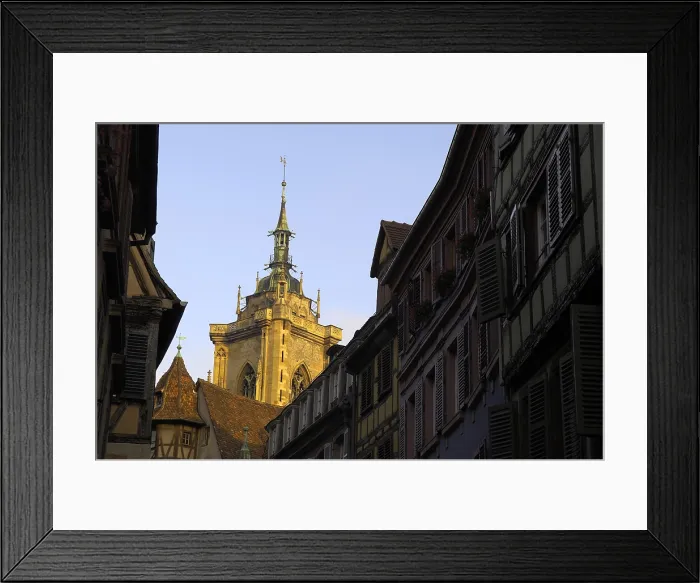 Framed Print : FRANCE. Colmar. Collegiate church of Saint Martin (14th c.). AISA / Everett Collection**US SALES ONLY**