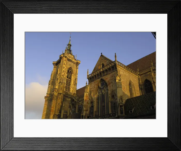 Framed Print : FRANCE. Colmar. Collegiate church of Saint Martin (14th c.). Gothic art. Architecture. AISA / Everett Collection**US SALES ONLY**