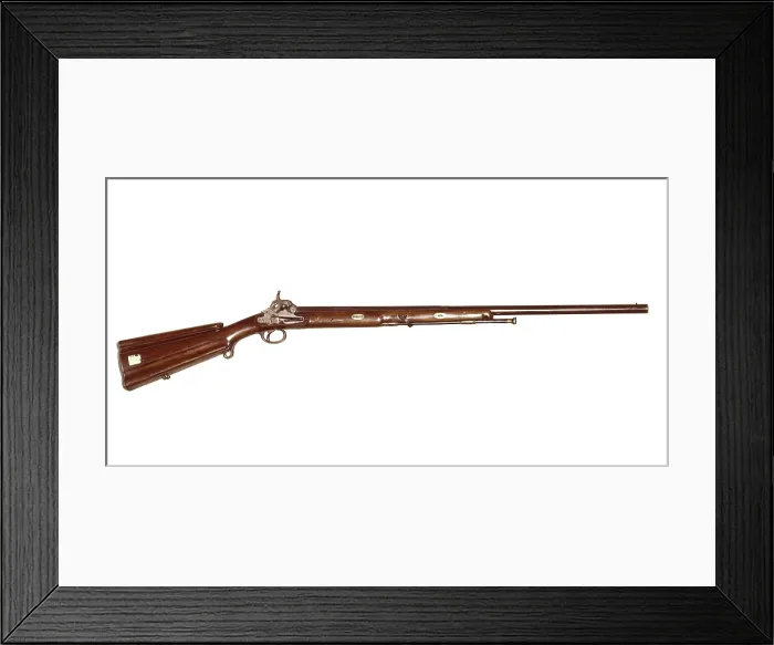 Framed Print : Shotgun with outside spring. 'Antonio Larraaga en Eibar' (19th c.). SPAIN. Vitoria. Museum of the Armera (armoury). AISA / Everett Collection**US SALES ONLY**