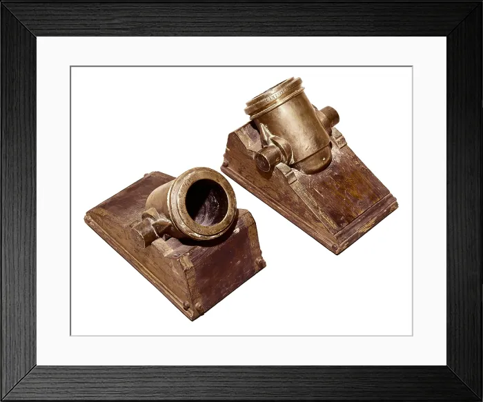 Framed Print : Two bronze mortars used during the First Carlist War. SPAIN. Vitoria. Museum of the Armera (armoury). AISA / Everett Collection**US SALES ONLY** Framed Print : Two bronze mortars used during the First Carlist War. SPAIN. Vitoria. Museum of the Armera (armoury). AISA / Everett Collection**US SALES ONLY**