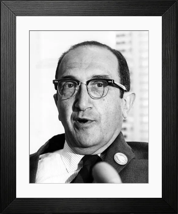 Framed Print : CAMBRIDGE, MASS: Dr. Salvador E. Luria, 57, a professor of microbiology at the Massachusetts Institute of Technology, is piectured Oct