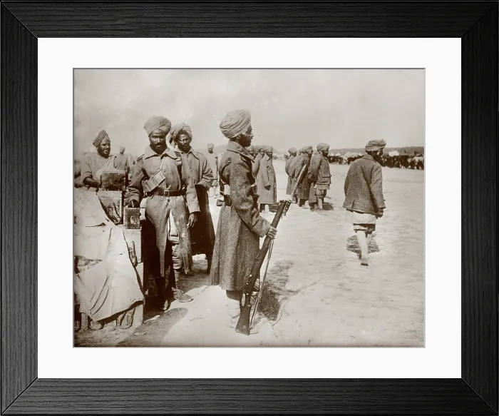 Framed Print : World War I, India's soldiers in France, circa 1914-1918