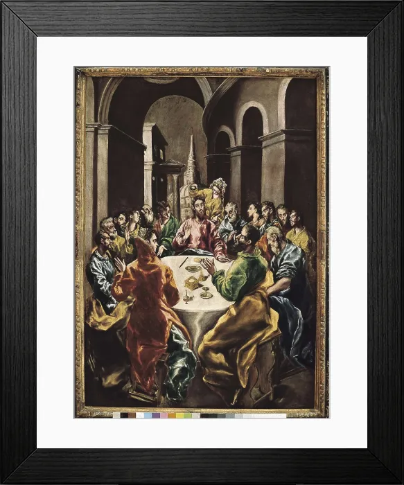 Framed Print : Greco, Domnikos Theotokpoulos, called El (1541-1614). The Feast in the House of Simon. ca. 1608 - 1614. Mannerism art. Oil on canvas. UNITED STATES OF AMERICA. Chicago Framed Print : Greco, Domnikos Theotokpoulos, called El (1541-1614). The Feast in the House of Simon. ca. 1608 - 1614. Mannerism art. Oil on canvas. UNITED STATES OF AMERICA. Chicago