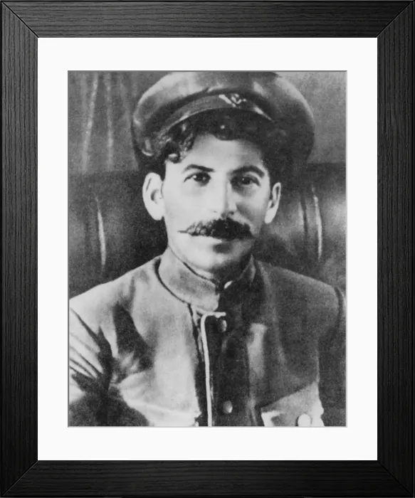 Framed Print : Josef Stalin as a Soviet Revolutionary during World War 1. Ca. 1915. (CSU_2015_11_1370)