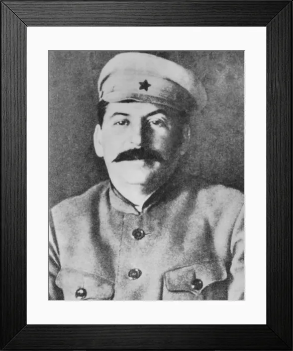 Framed Print : Josef Stalin in the uniform of the Red Army, ca. 1920. (CSU_2015_11_1371)
