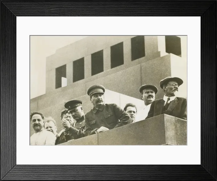 Framed Print : Soviet leaders witnessing the Great Sports Parade of over 100, 000 in Red Square, Moscow. June 29, 1933 Framed Print : Soviet leaders witnessing the Great Sports Parade of over 100, 000 in Red Square, Moscow. June 29, 1933