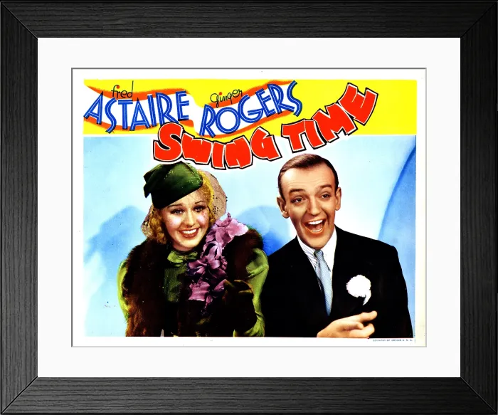 Framed Print : SWING TIME, from left, Ginger Rogers, Fred Astaire, 1936 Framed Print : SWING TIME, from left, Ginger Rogers, Fred Astaire, 1936