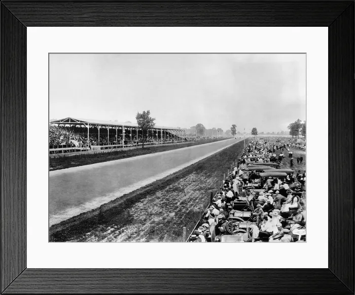 Framed Print : The first Indianapolis 500 at the Indianapolis Motor Speedway on May 30, 1911. Courtesy: CSU Archives / Everett Collection
