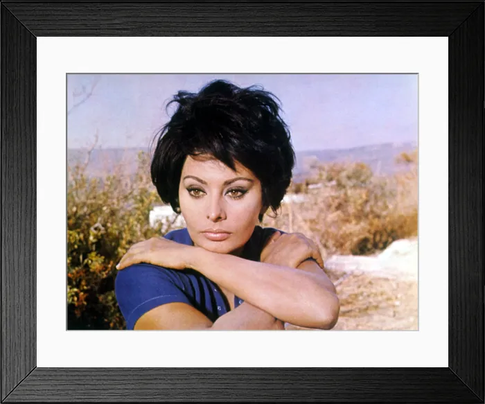 Framed Print : JUDITH, Sophia Loren, 1966