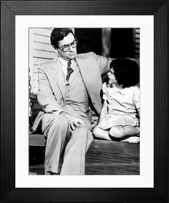 Framed Print : TO KILL A MOCKINGBIRD, from left, Gregory Peck, Mary Badham, 1962 Framed Print : TO KILL A MOCKINGBIRD, from left, Gregory Peck, Mary Badham, 1962