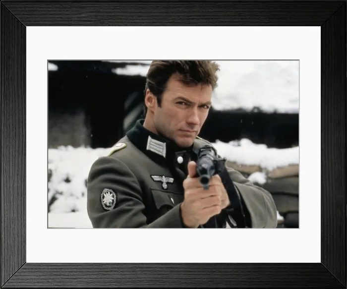 Framed Print : WHERE EAGLES DARE, Clint Eastwood, 1968