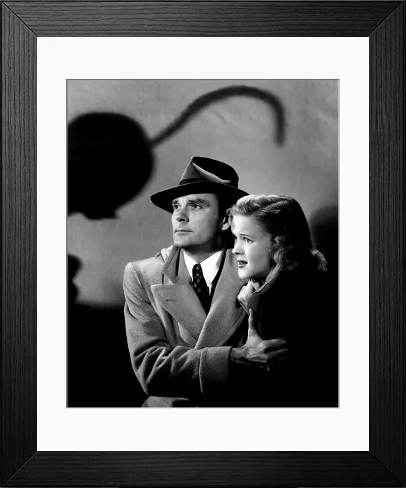 Framed Print : DICK TRACY'S DILEMMA, Ralph Byrd, Kay Christopher, 1947 Framed Print : DICK TRACY'S DILEMMA, Ralph Byrd, Kay Christopher, 1947
