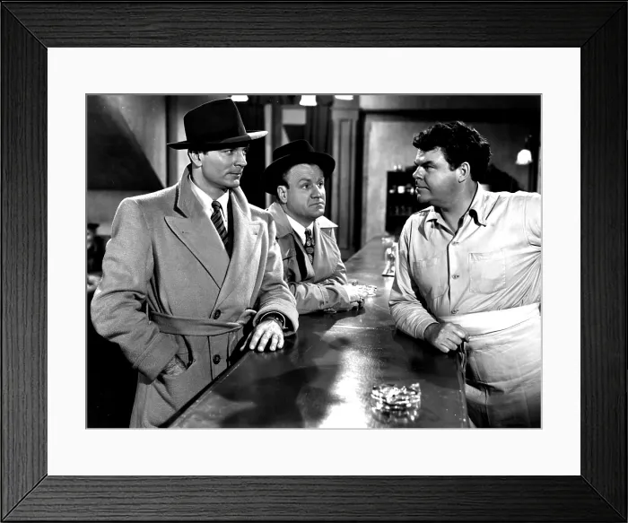 Framed Print : DICK TRACY'S DILEMMA, Ralph Byrd, Lyle Latell, Wade Crosby, 1947