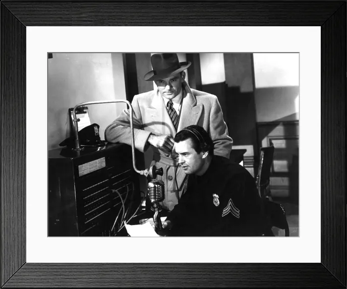 Framed Print : DICK TRACY'S DILEMMA, Ralph Byrd (center, standing), 1947