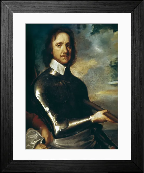Framed Print : WALKER, Robert (1599-1658). Oliver Cromwell. ca. 1649. Oil on canvas. UNITED KINGDOM. London. National Portrait Gallery. AISA / Everett Collection**US SALES ONLY**