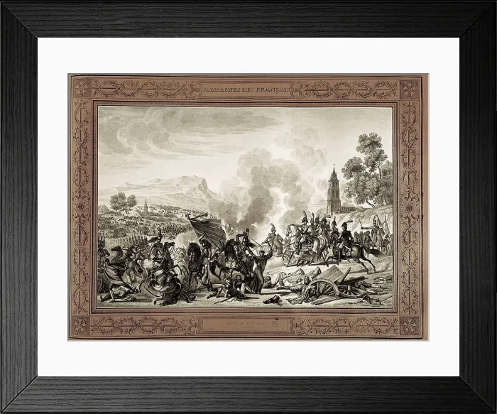 Framed Print : Spain. Peninsular War (1808-1814). Battle of Ocaa (29th November 1809). Litography. SPAIN. Madrid. National Library. AISA / Everett Collection**US SALES ONLY**