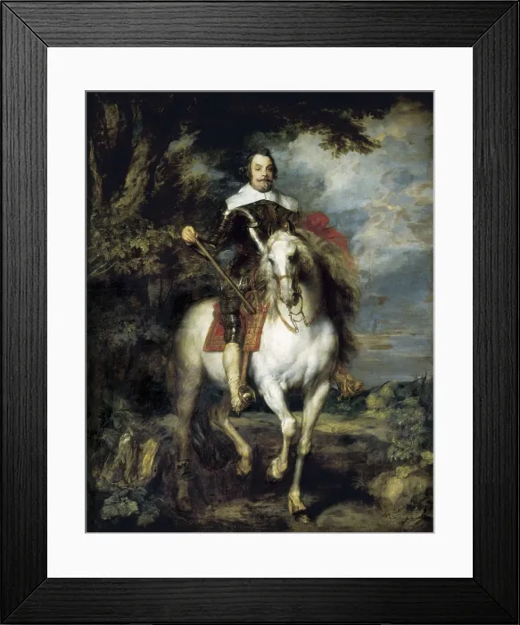 Framed Print : VAN DYCK, Sir Anthony (1599-1641). Palace of Versailles. Hall of Mirrors. 1678. Flemish art. Oil on canvas. FRANCE. Paris. Louvre Museum. AISA / Everett Collection**US SALES ONLY**