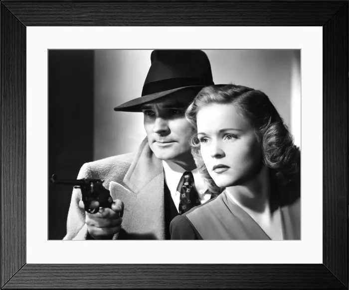 Framed Print : DICK TRACY'S DILEMMA, Ralph Byrd, Kay Christopher, 1947