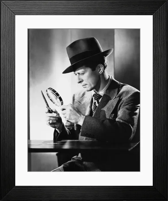 Framed Print : DICK TRACY, Morgan Conway, 1945