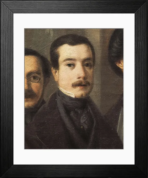 Framed Print : ESQUIVEL Y SUAREZ DE URBINA, Antonio Mara (1806-1857). The Gathering of the Poets. 1846. Detail of the portrait of Candido Nocedal Framed Print : ESQUIVEL Y SUAREZ DE URBINA, Antonio Mara (1806-1857). The Gathering of the Poets. 1846. Detail of the portrait of Candido Nocedal