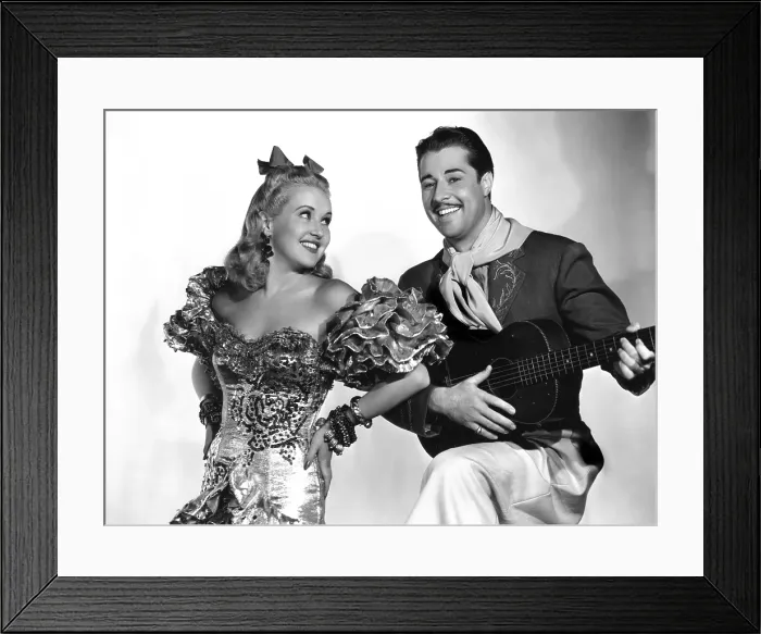 Framed Print : DOWN ARGENTINE WAY, Betty Grable, Don Ameche, 1940, TM and Copyright (c)20th Century Fox Film Corp. All rights reserved