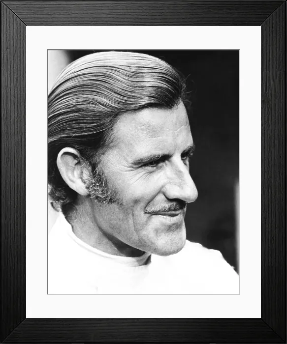 Framed Print : Graham Hill, British Formula One World Champion racing driver, ca. 1971