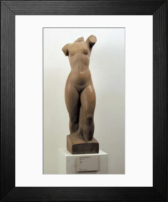 Framed Print : GARGALLO, Pablo (1881-1934). Bust. 1933. Sculpture on marble. SPAIN. Monistrol de Montserrat. Museum of Montserrat. AISA / Everett Collection**US SALES ONLY**