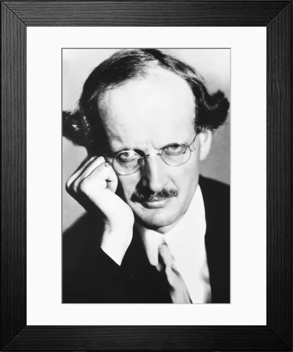 Framed Print : Auguste Piccard, famous Belgian scientist pierced the stratosphere twice in a balloon borne capsule. Ca. 1932. (CSU_2015_9_979)