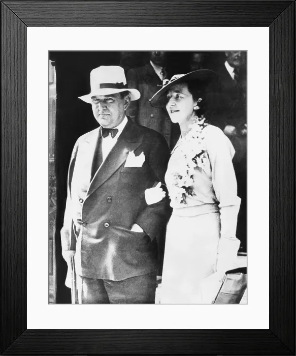 Framed Print : George Washington Hill, Chairman of American Tobacco Company. His advertisements successfully campaigns targeted women
