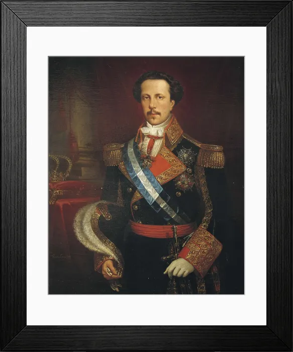 Framed Print : LOPEZ Y PORTAA, Vicente (1772-1850). Portrait of Francisco de Ass de Borbn. 1848. Oil on canvas. Private Collection. AISA / Everett Collection**US SALES ONLY**