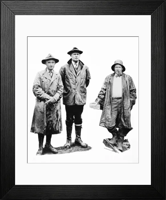 Framed Print : Men who built the Great Northern Railroad 8 mile tunnel in Washington State. Constructed from Aug. 20, 1897 to Dec. 20, 1900, it was first Cascade Tunnel at Stevens Pass. L-R: W
