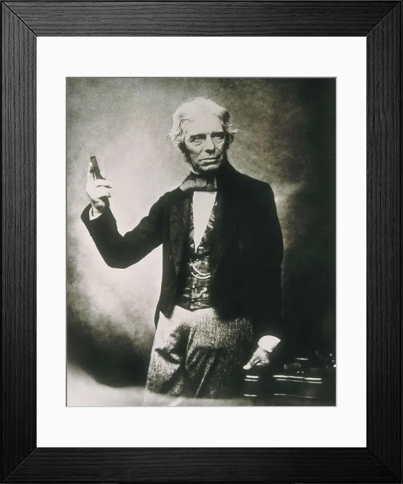 Framed Print : FARADAY, Michael (1791-1867). AISA / Everett Collection**US SALES ONLY**