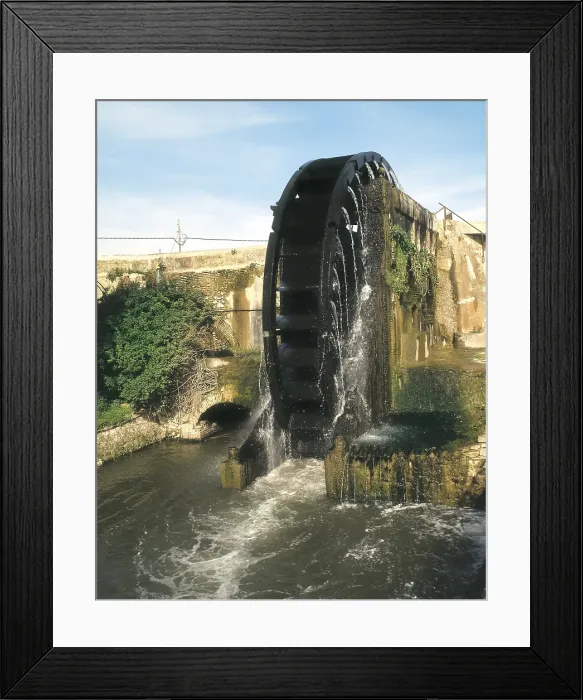 Framed Print : SPAIN. MURCIA. Alcantarilla. Huerta of Murcia. Arabian water wheel (15th c.) for irrigating the orchard. AISA / Everett Collection**US SALES ONLY**