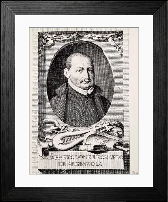Framed Print : PARET y ALCAZAR, Luis (1746-1798); SALVADOR CARMONA, Manuel (1734-1820). Bartolome Leonardo de Argensola. 1770. Engraving. SPAIN. Madrid. National Library Framed Print : PARET y ALCAZAR, Luis (1746-1798); SALVADOR CARMONA, Manuel (1734-1820). Bartolome Leonardo de Argensola. 1770. Engraving. SPAIN. Madrid. National Library