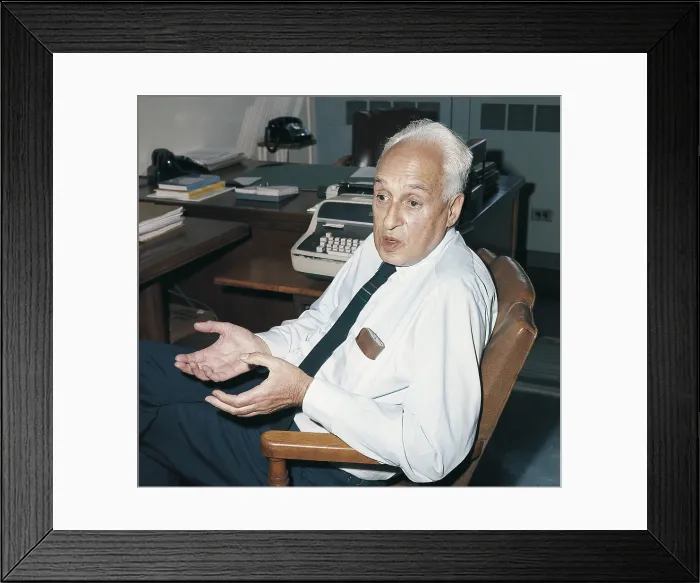 Framed Print : OCHOA DE ALBORNOZ, Severo (1905-1993). Spanish scientist, Nobel Prize in 1959. AISA / Everett Collection**US SALES ONLY**